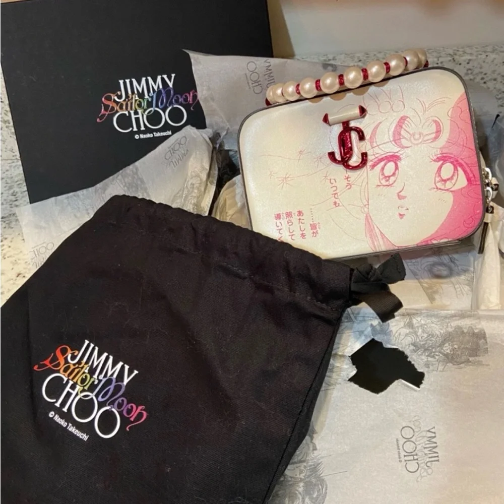 Sailor Moon x Jimmy Choo Collaboration Avenue Vanity Bag - Picture 8 of 10